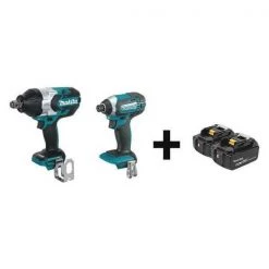Cordless Combo Kit, 18.0 V, 2 Tools, 2 Batt