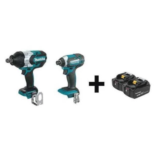 Cordless Combo Kit, 18.0 V, 2 Tools, 2 Batt