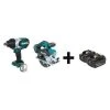 Makita Cordless Combo Kit, 18.0 V, 2 Tools, 2 Batt