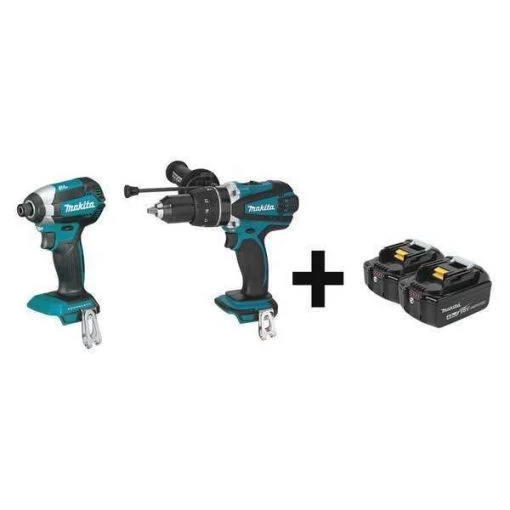 Cordless Combo Kit, 18.0 V, 2 Tools, 2 Batt