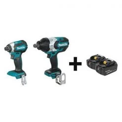 Cordless Combo Kit, 18.0 V, 2 Tools, 2 Batt