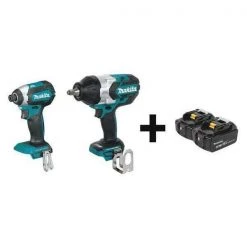 Cordless Combo Kit, 18.0 V, 2 Tools, 2 Batt