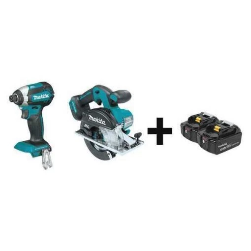 Cordless Combo Kit, 18.0 V, 2 Tools, 2 Batt