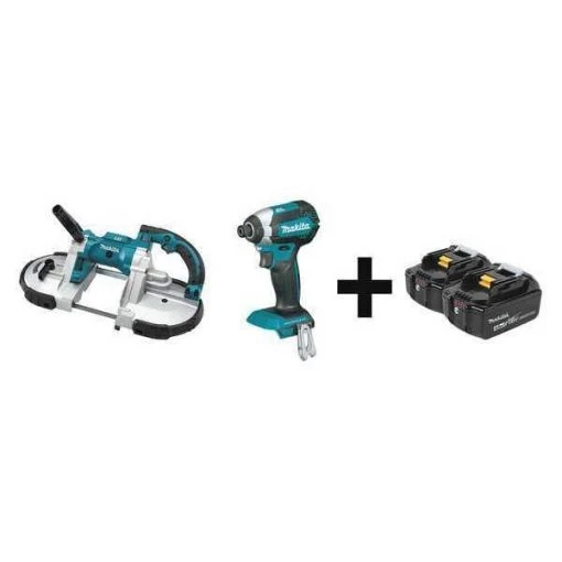 Cordless Combo Kit, 18.0 V, 2 Tools, 2 Batt