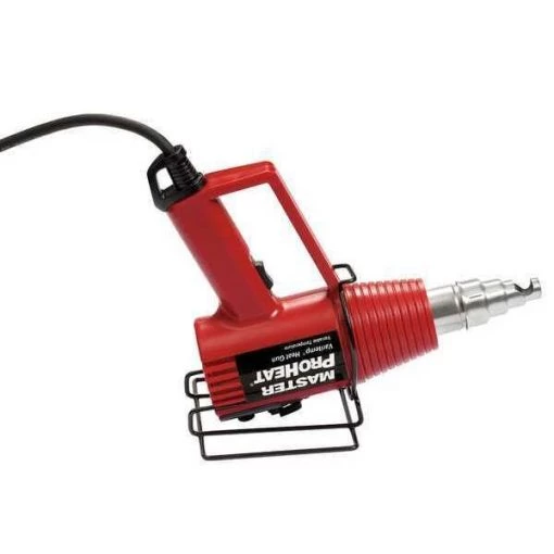 Heat Gun Kit, Electric Powered, 120V AC, Variable Temp. Setting, 1,300 W Watt, Pistol Handle