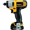 Dewalt 12V MAX 1/4In Cordless Impact Driver Kit, (2) 1.3Ah Batteries