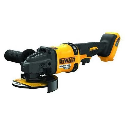 Dewalt FLEXVOLT(R) 60V MAX* Brushless 4-1/2 in. - 6 in. Cordless Grinder with Kickback Brake (Tool Only) 1 FLEXVOLT(R) 60V MAX* Brushless 4-1/2 in. – 6 in. Cordless Grinder with Kickback Brake (Tool Only)