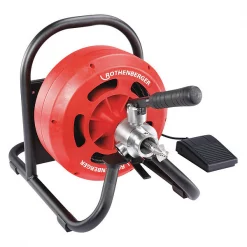 Rothenberger Rodrum S 13. Drum Drain Cleaning Machine With Automatic Spiral Feed
