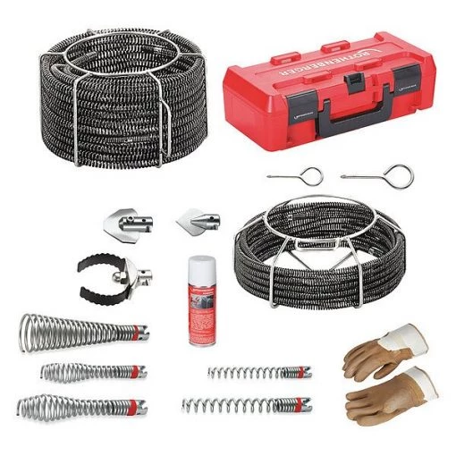 Rothenberger Drain Cleaning Set, 5/8" x 7/8" Size 1 Drain Cleaning Set, 5/8" x 7/8" Size