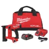 Milwaukee M18 FUEL™ Cordless 18 Gauge 1/4" Narrow Crown Stapler Kit