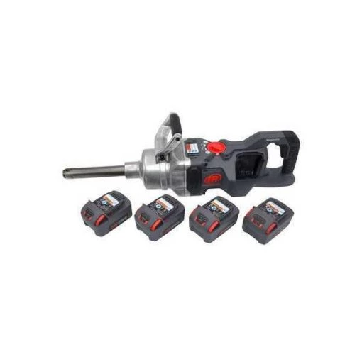 20V High-torque 1" Cordless Impact Wrench Kit, 6" Ext Anvil