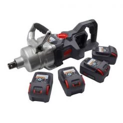 Ingersoll Rand 20V High-torque 1" Cordless Impact Wrench Kit, 4 Batteries