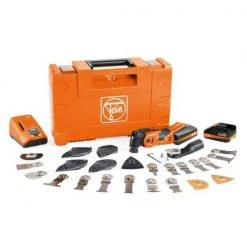 Fein Oscillating Tool Kit, 18V DC, Cordless, 4 Degrees Oscillation Angle, AMM 700 MAX Series