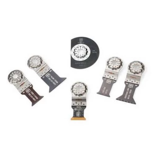 Oscillating Tool Blade Set, 6 Blades