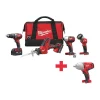 Milwaukee Cordless Combination Kit, 18.0V, Li-Ion