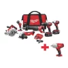 Milwaukee Cordless Combination Kit, 18.0V, Li-Ion