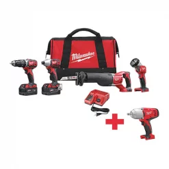 Cordless Combination Kit, 18.0V, Li-Ion