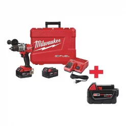 Milwaukee 18V Hammer Drill, Battery Included, 1/2 in Chuck