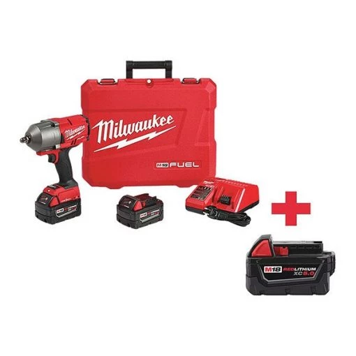 Milwaukee M18(TM) 18V 1/2" Cordless Impact Wrench Kit 1 M18(TM) 18V 1/2" Cordless Impact Wrench Kit
