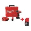 Milwaukee 12V Hammer Drill, Battery Included, 1/2 in Chuck