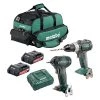 Metabo Cordless Combination Kit, 18.0V, 2 Tools