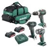 Metabo Cordless Combination Kit, 18.0V, 3 Tools