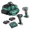 Metabo Cordless Combination Kit, 18.0V, 2 Tools