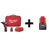 Milwaukee Cordless Screwdriver Kit, 12.0V