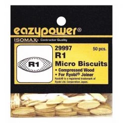 Eazypower Mini Joiner Biscuits, R1, PK50