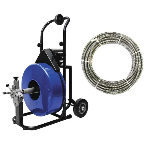 125 ft Corded Drain Cleaning Machine, 120V AC