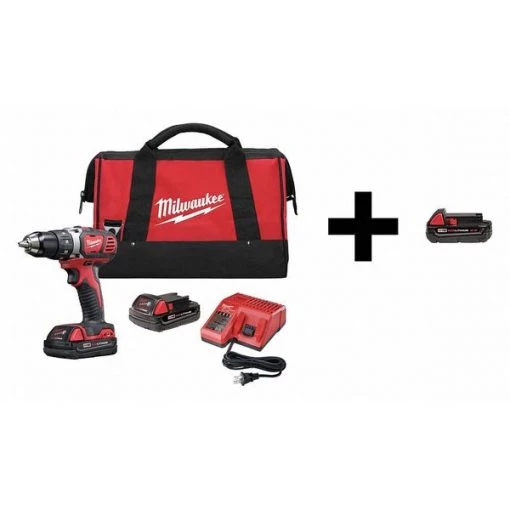 1/2 in, 18V DC Cordless Drill, Battery Included