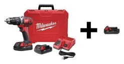 Milwaukee 18.0 V Hammer Drill, Battery Included, 1/2 in Chuck