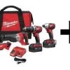 Milwaukee Cordless Combo Kit, 18.0 V, 6 Tools, 3 Batt