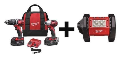 Cordless Combo Kit, 18.0 V, 3 Tools, 2 Batt