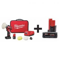 Milwaukee Cordless Polisher Kit, 12.0V
