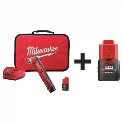 Milwaukee Oscillating Tool Kit, 12V DC, Cordless, 3.2 Degrees Oscillation Angle, M12 Series