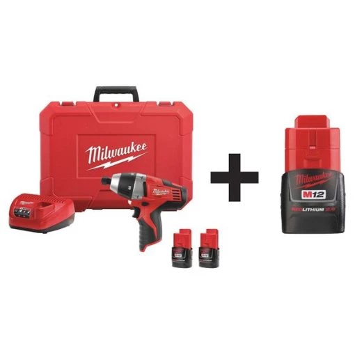 1/4 in, 12.0 Cordless Drill, Battery Included