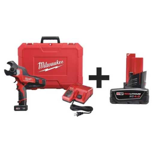 Cordless Cable Cutter Kit, Battery Included, 12V, Li-Ion Battery