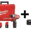 Milwaukee Cordless Screwdriver Kit, 1/4in. Hex