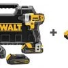 Dewalt 20V MAX 1/4" Cordless Impact Driver, (2) 1.5Ah, (1) 2.0Ah Batteries