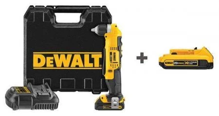 Dewalt Cordless Right Angle Drill Kit, 1.5A/hr.