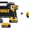Dewalt 20V MAX 1/4" Cordless Impact Driver, (3) 4.0Ah Batteries