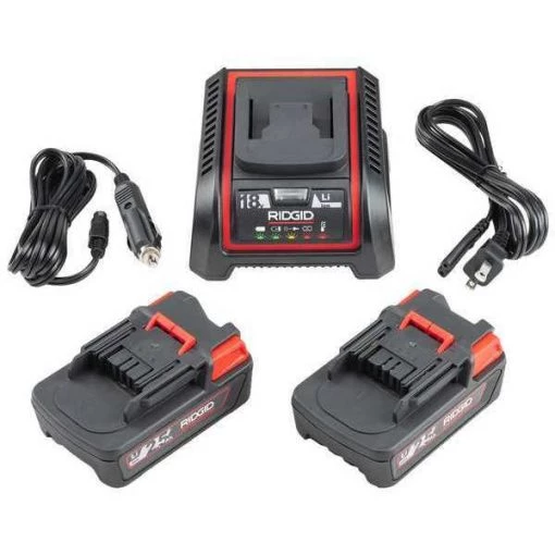 Battery and Charger Kit, 18V DC, 3.7 lb