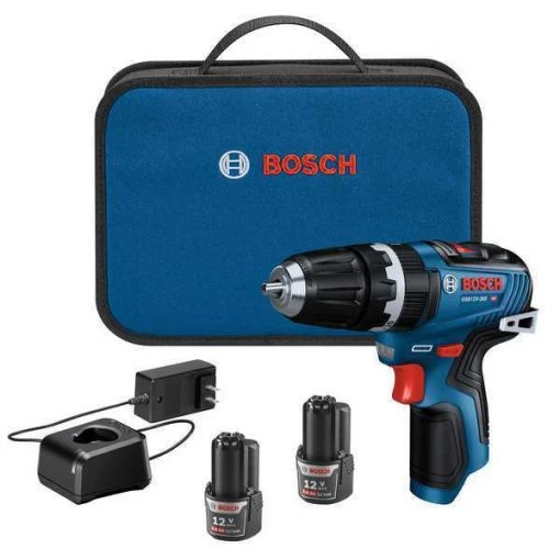 Bosch Cordless Hammer Drill, 3/8" Chuck, 12V 1 Cordless Hammer Drill, 3/8" Chuck, 12V
