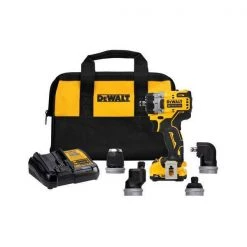 Dewalt Cordless Drill, 1,500 RPM, Keyless, 12V DC