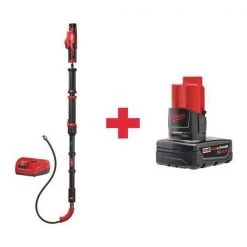 Milwaukee 7-1/2 ft Cordless Drain Cleaning Machine, 12V