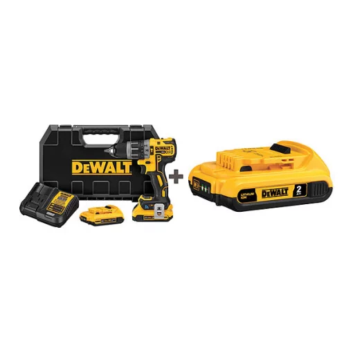 Hammer Drill Kit, 20.0V, 1/2" Chuck