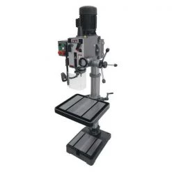 Floor Drill Press, Geared Head Drive, 2 hp, 240 V, 20 in Swing, 12 Speed