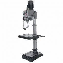 Floor Drill Press, Geared Head Drive, 2 hp, 240 V, 20 in Swing, 12 Speed