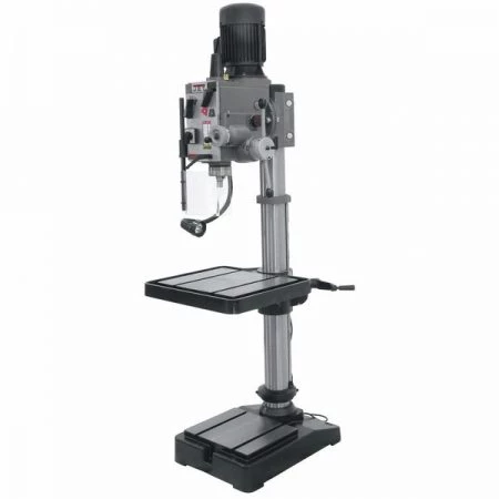 Jet Floor Drill Press, Geared Head Drive, 2 hp, 240 V, 20 in Swing, 12 Speed